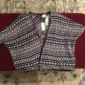 Skies Are Blue (Stitch Fix) Cardigan, Navy, S